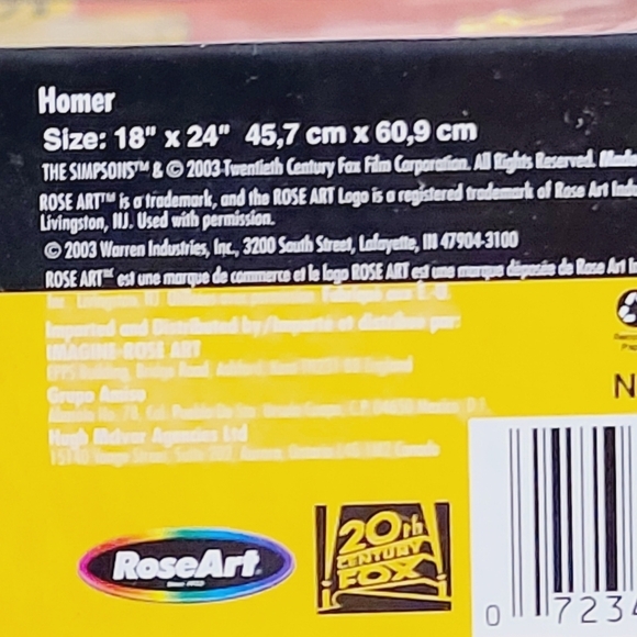 The Simpsons Impossipuzzle 550 Piece Jigsaw Puzzle Homer - Picture 8 of 9